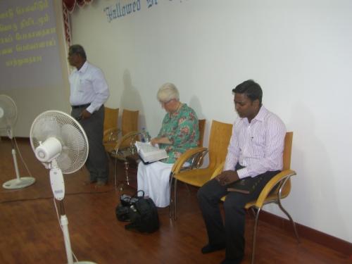 Dorothy-Wilson-preparing-to-Preach-in-India